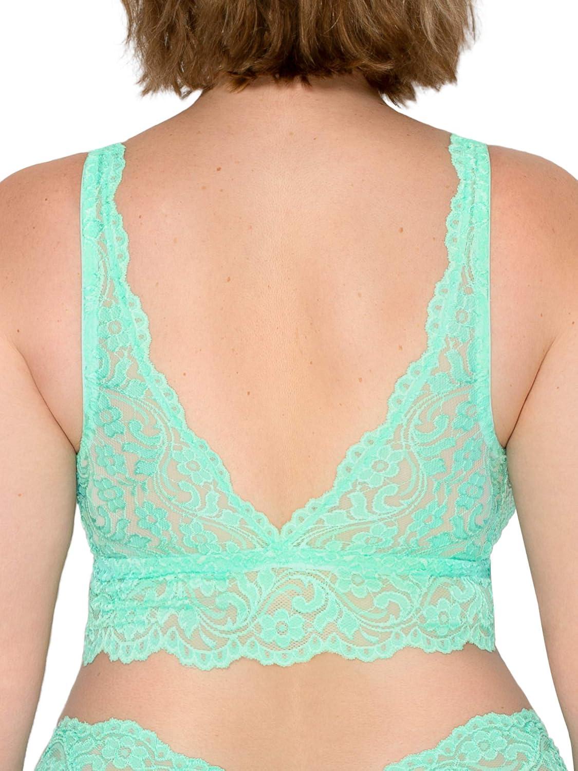 imageSmart ampamp Sexy Womens Signature Lace Deep V BraletteMint Chip 1 Pack