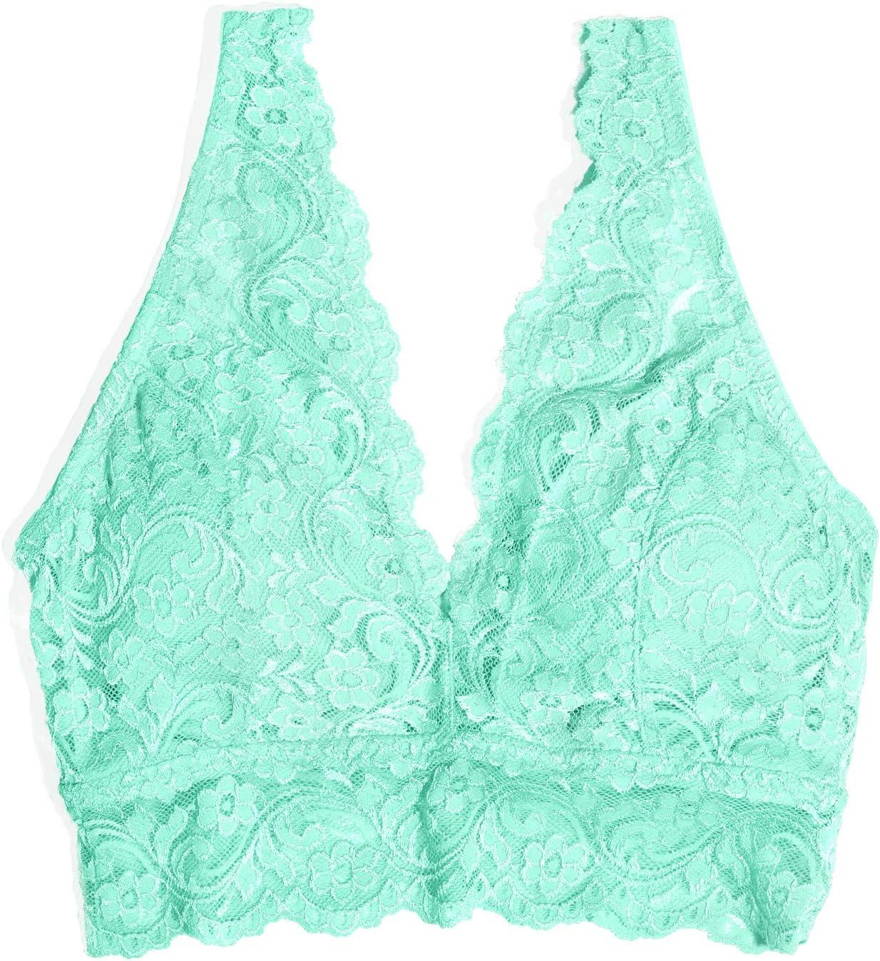 imageSmart ampamp Sexy Womens Signature Lace Deep V BraletteMint Chip 1 Pack