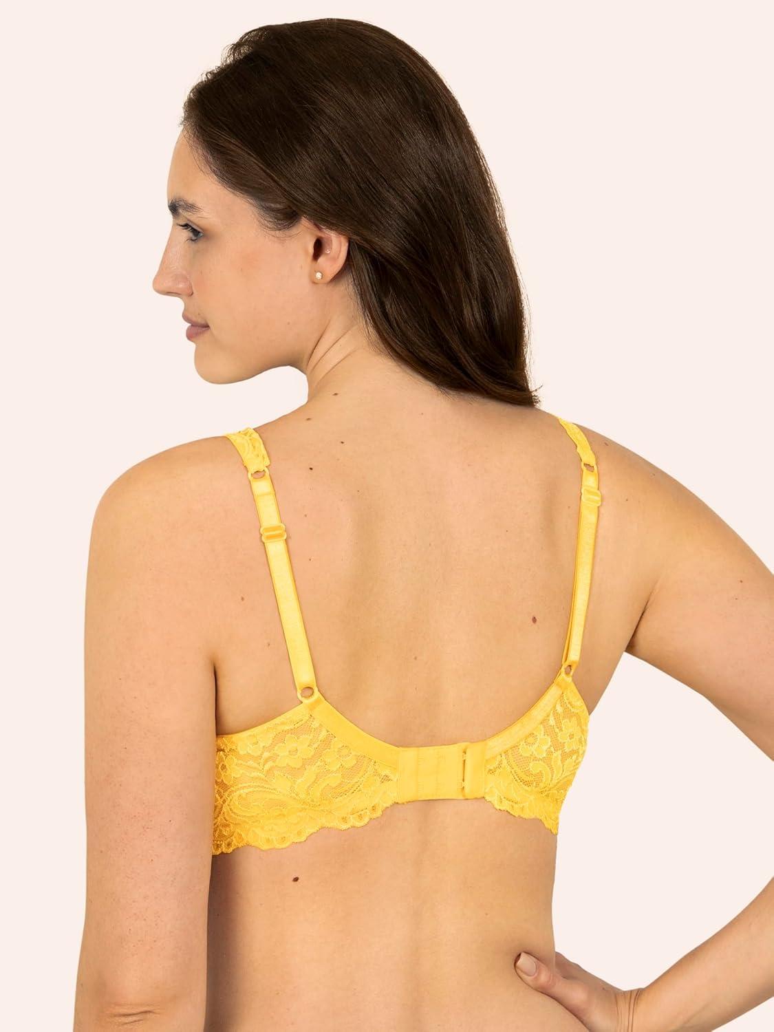 imageSmart amp Sexy Womens Signature Lace UnlinedUnderwire BraDaffodil