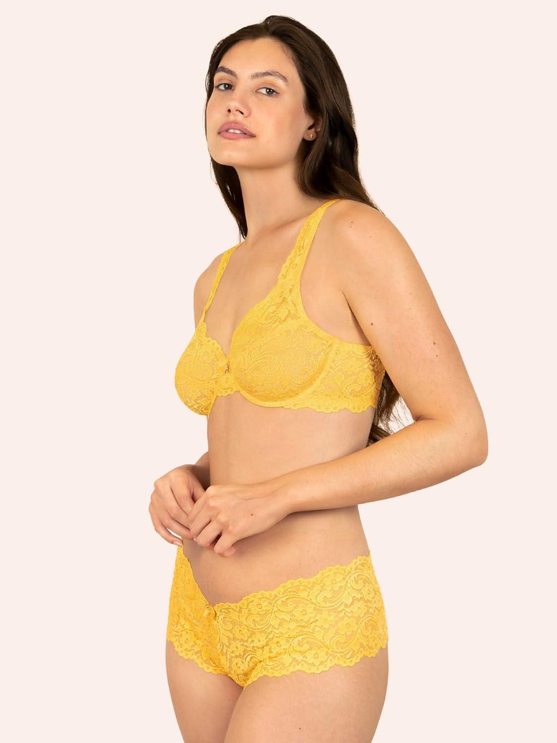 imageSmart amp Sexy Womens Signature Lace UnlinedUnderwire BraDaffodil