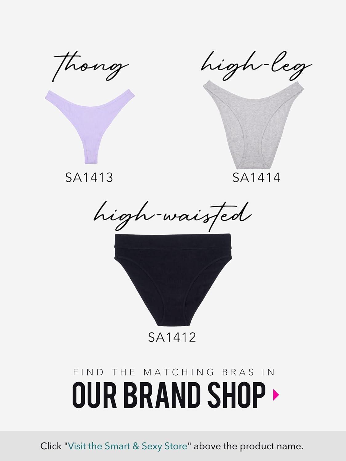imageSmart amp Sexy Womens Cloud Cotton Comfort Collection Scoop Neck Unlined Underwire BraLight Grey Heather