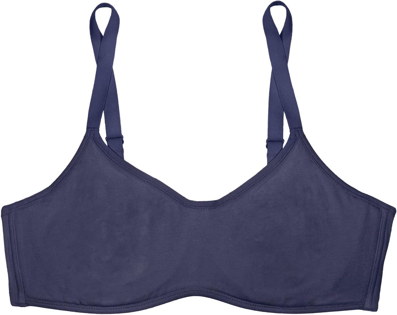 imageSmart amp Sexy Womens Cloud Cotton Comfort Collection Scoop Neck Unlined Underwire BraNavy Highlight