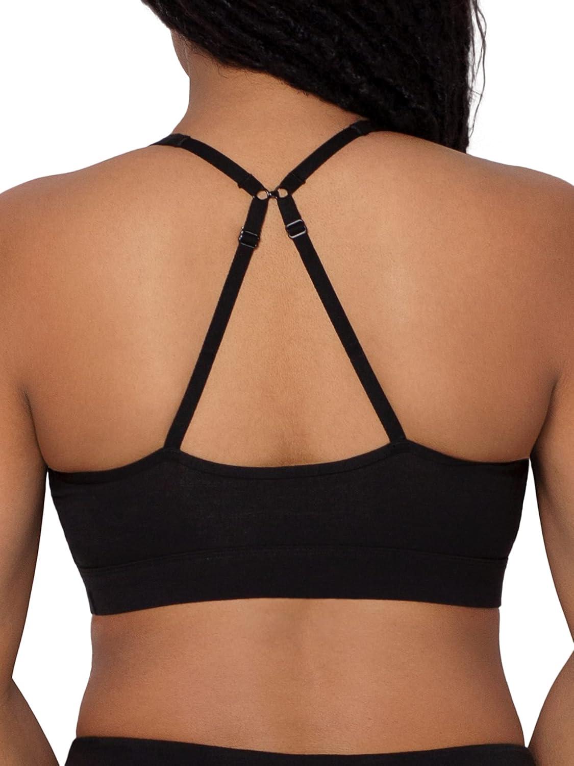 imageSmart amp Sexy Womens Cloud Cotton Comfort Collection BraletteGreyBlackGreyNavy Highlight