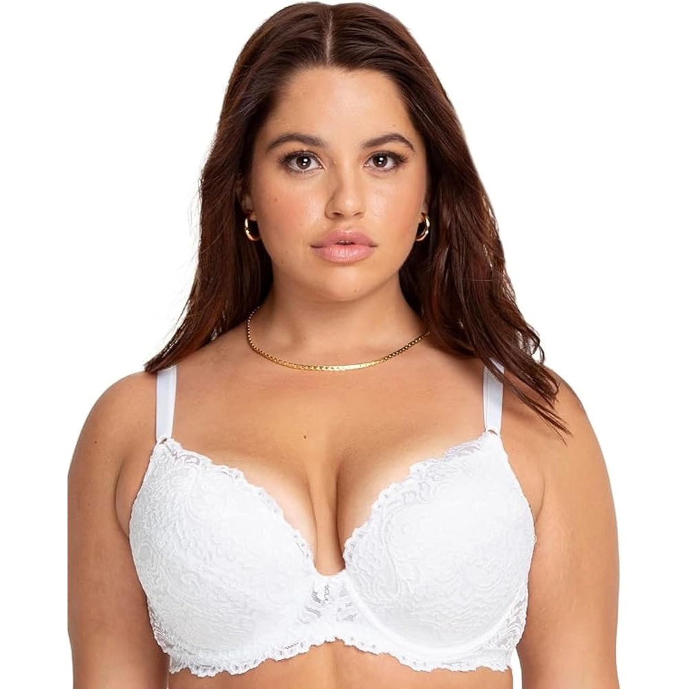 image:imageSmart and Sexy Womens Add 2 Cup Sizes PushUp Bra Maximum Cleavage BraWhite